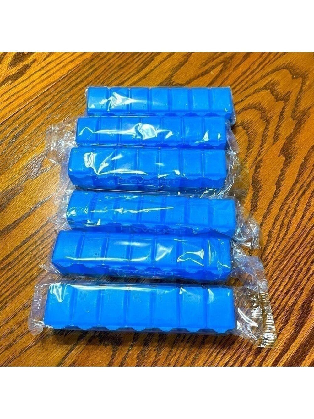 Pill Boxes Set of 6 Blue New Sealed